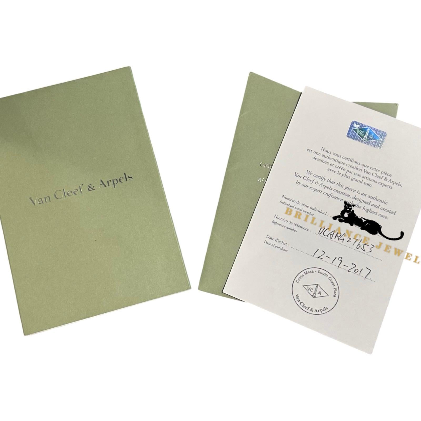 De las mujeres Anillo de compromiso de diamantes solitario Van Cleef & Arpels Romance en platino en venta