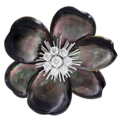 Van Cleef & Arpels "Rose de Noel  Broche
