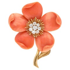 VAN CLEEF & ARPELS Broche Rosa de Navidad