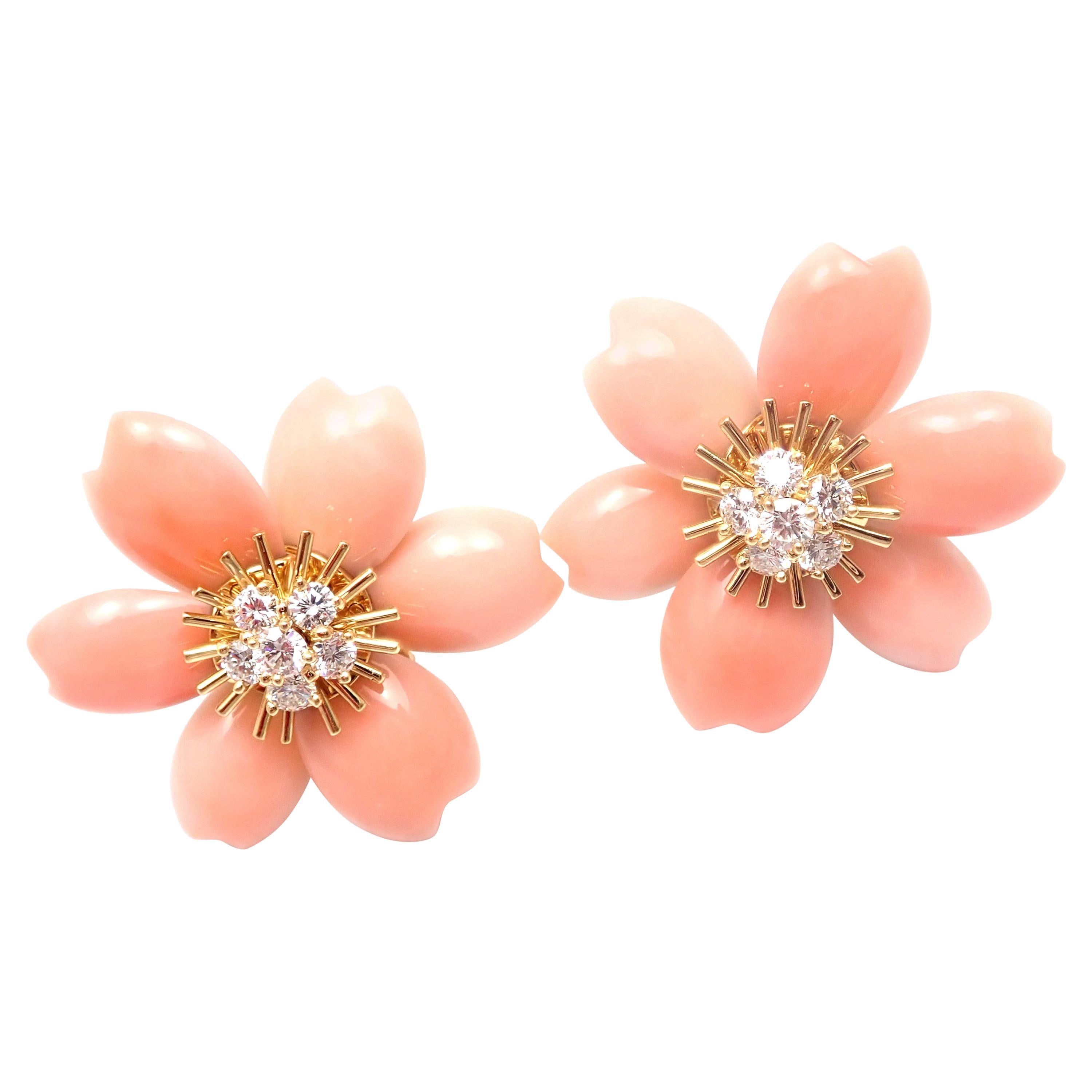 van cleef and arpels flower earrings