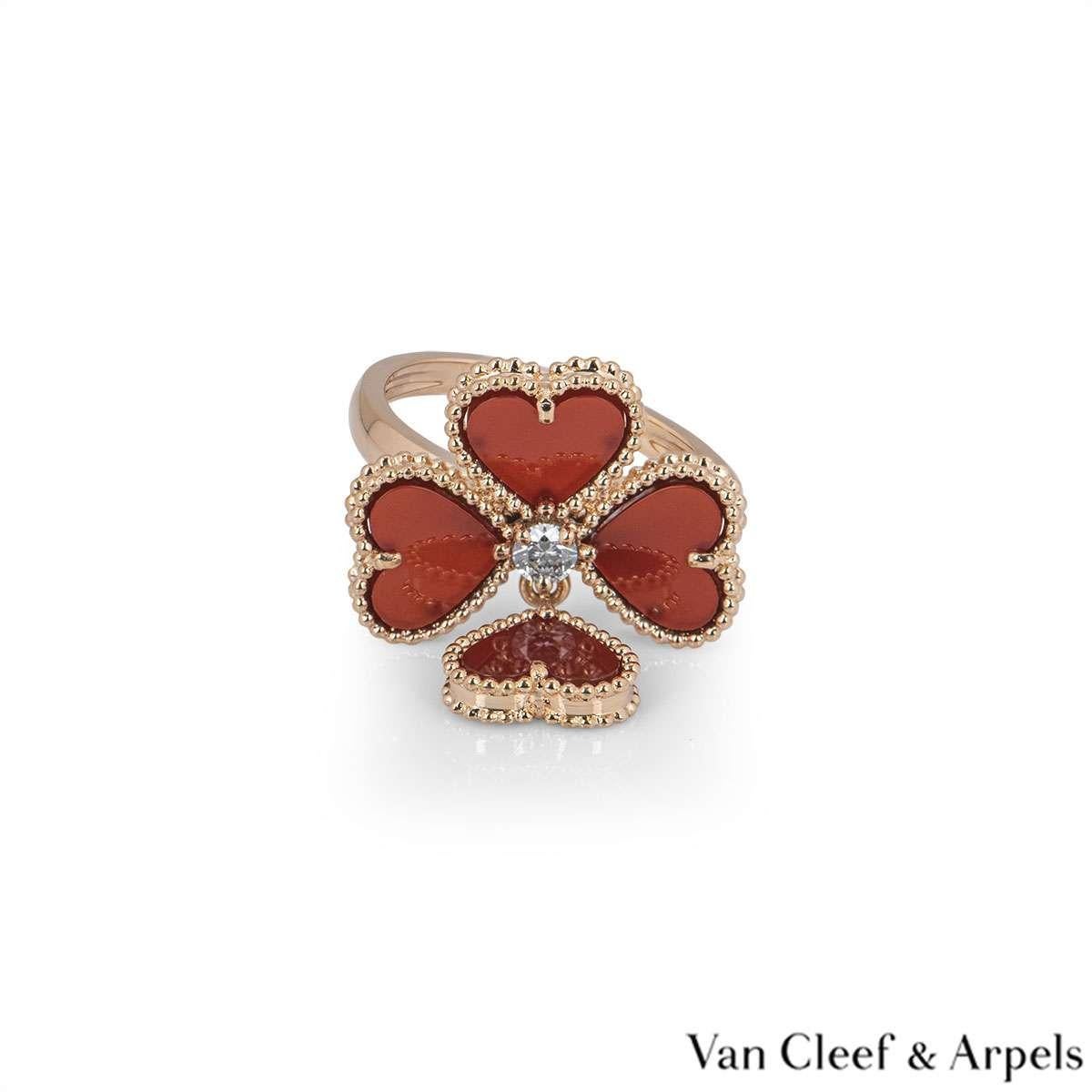 van cleef heart ring