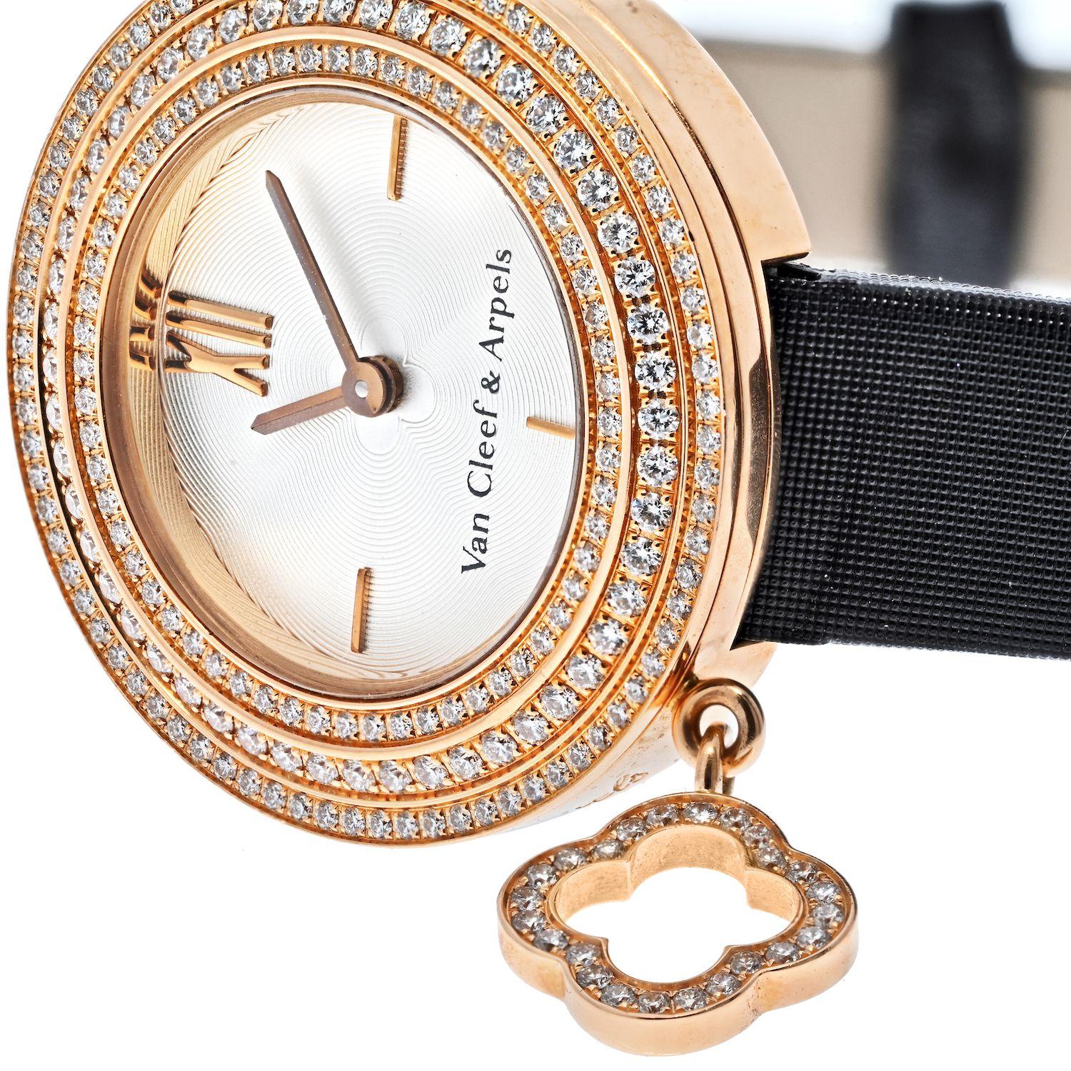 van cleef charm watch