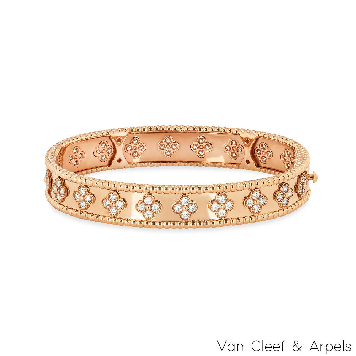 van cleef bracelet rose gold