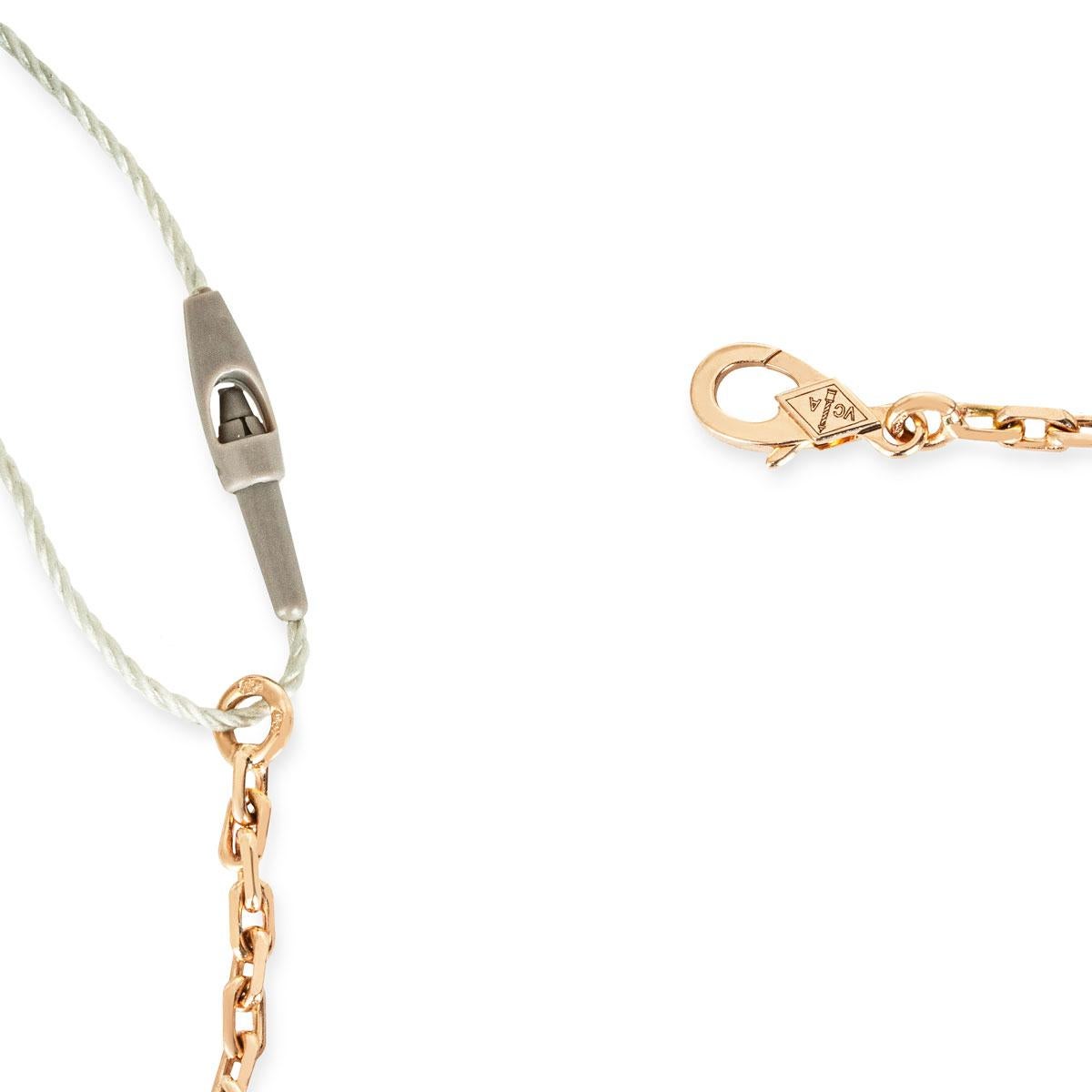 Van Cleef & Arpels Pulsera Primavera Afortunada Oro Rosa VCARP7RR00 en Nuevo Estado en London, GB