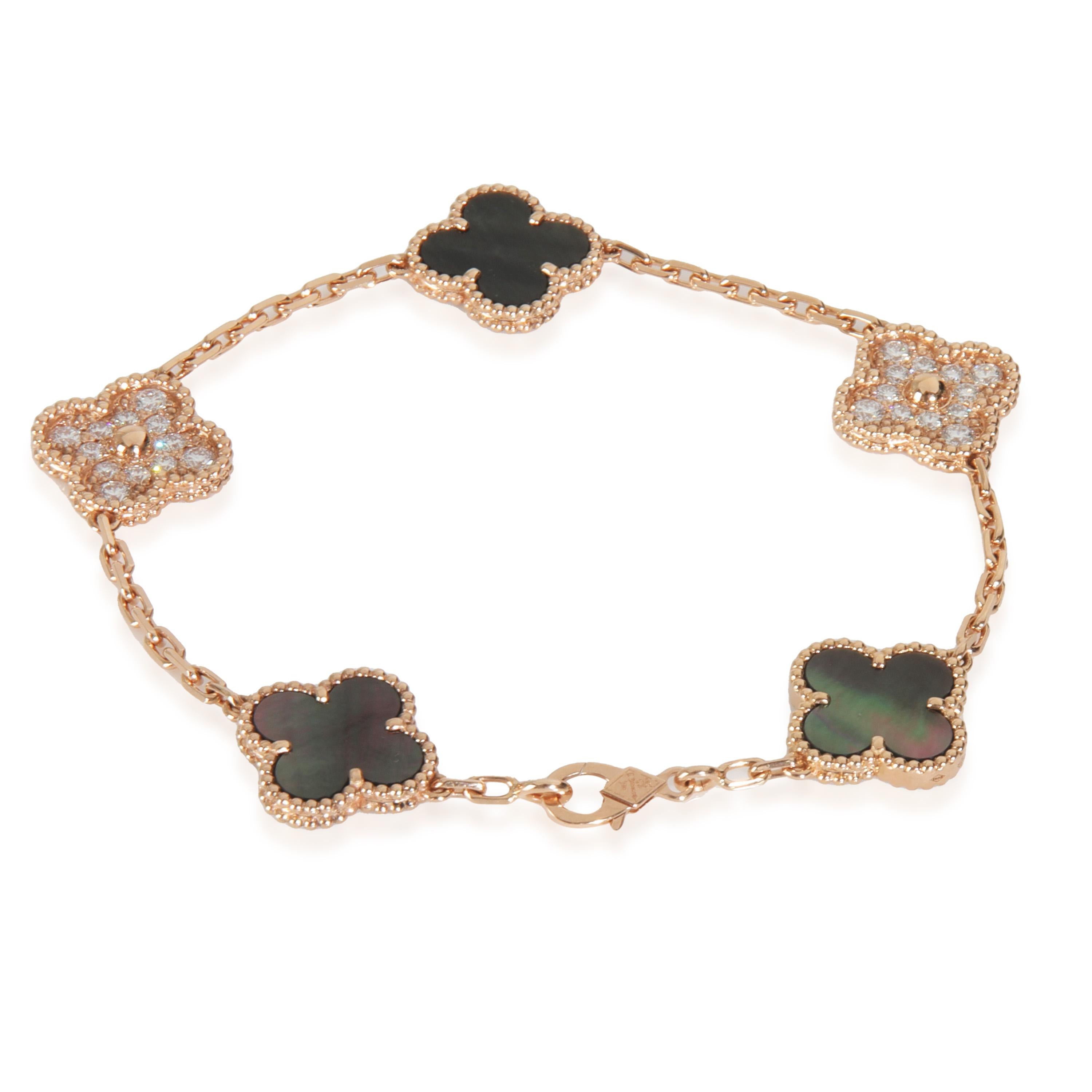 Van Cleef & Arpels Rose Gold Mother Of Pearl & Diamond Alhambra Bracelet

PRIMARY DETAILS
SKU: Z146093
Listing Title: Van Cleef & Arpels Rose Gold Mother Of Pearl & Diamond Alhambra Bracelet
Condition Description: Launched in 1968, the Alhambra