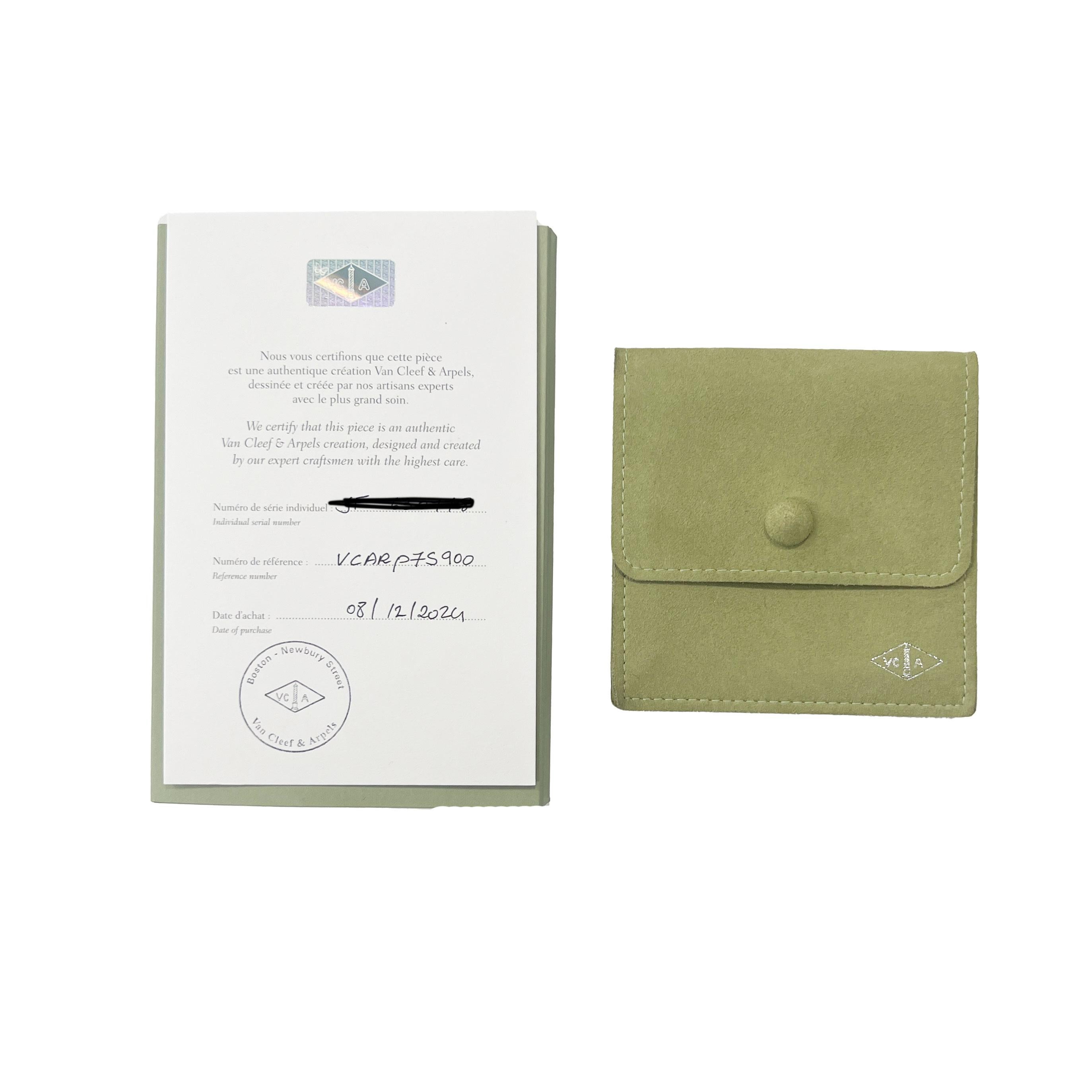 da uomo o donna Van Cleef & Arpels Bracciale Mini Model Frivole in oro rosa e rubino