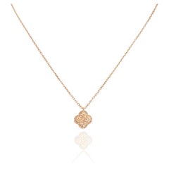 Van Cleef & Arpels Rose Gold Sweet Alhambra Pendant VCARO8DF00