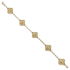 Van Cleef & Arpels Roségold Vintage Alhambra-Armband