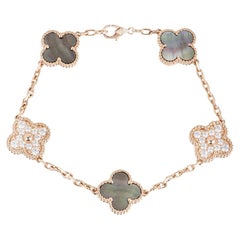 Van Cleef & Arpels Rose Gold Vintage Alhambra Bracelet VCARP2R100