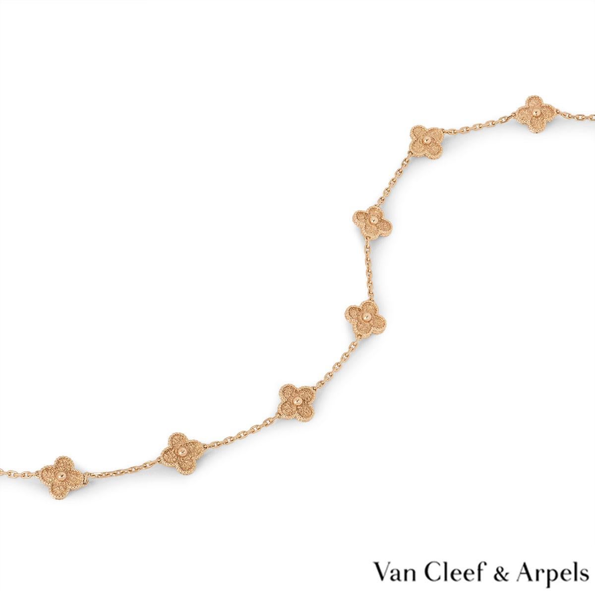 vintage alhambra gold necklace