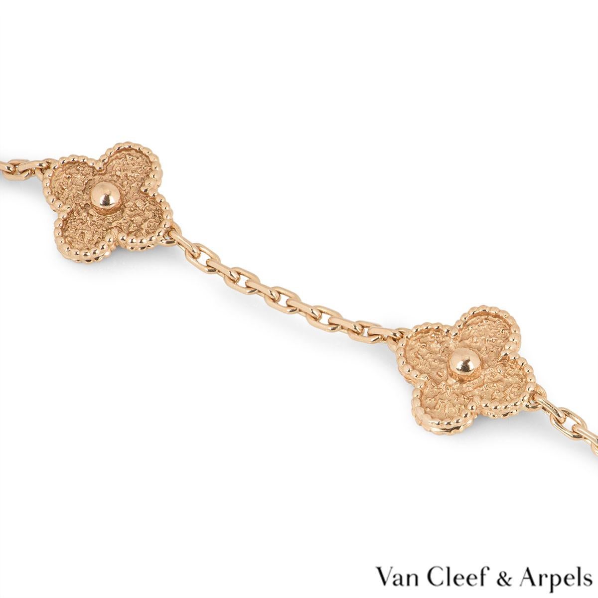 van cleef necklace length