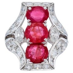 Van Cleef & Arpels Ruby and Diamond Ring from the estate of Frank Sinatra
