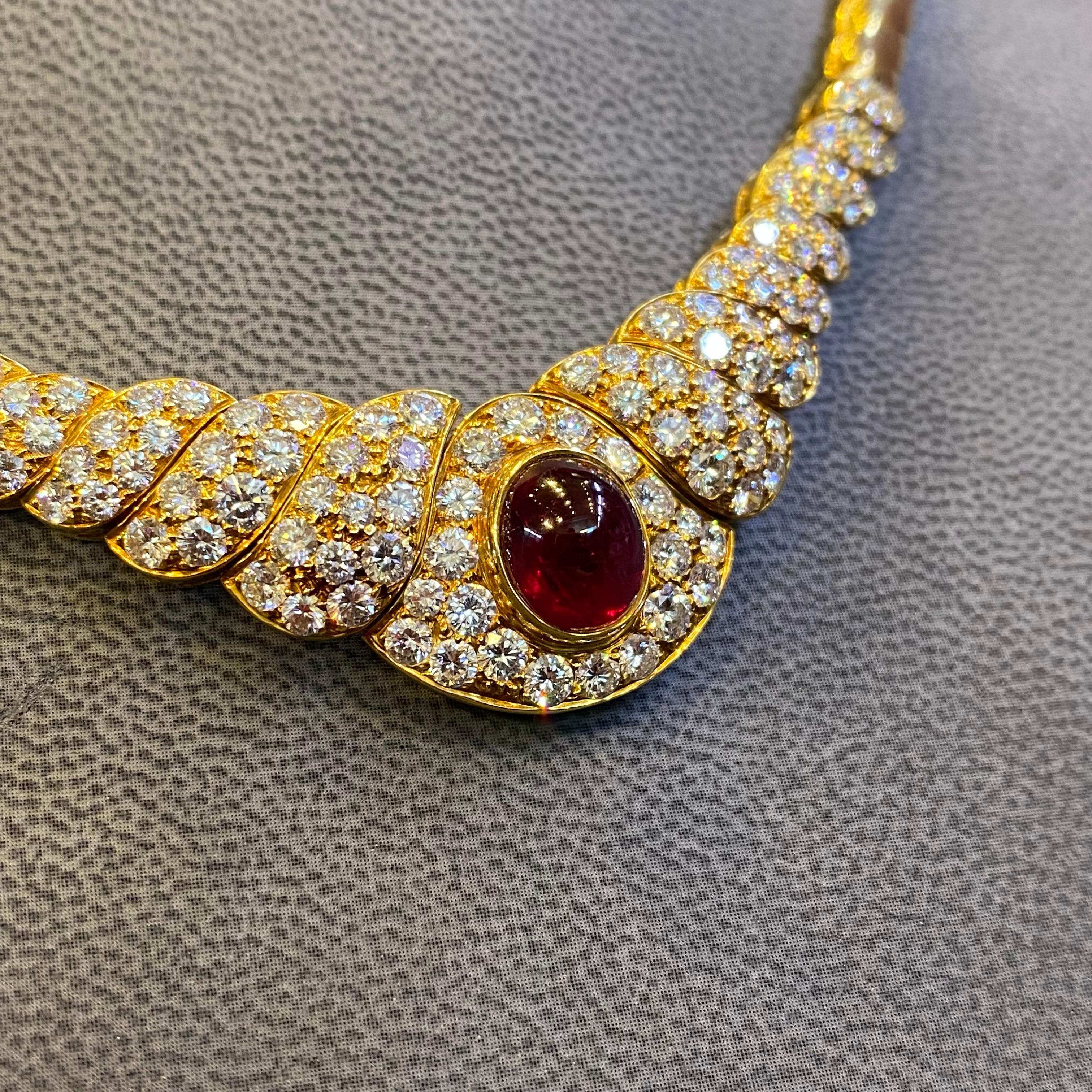 Van Cleef & Arpels Ruby & Diamond Necklace 1