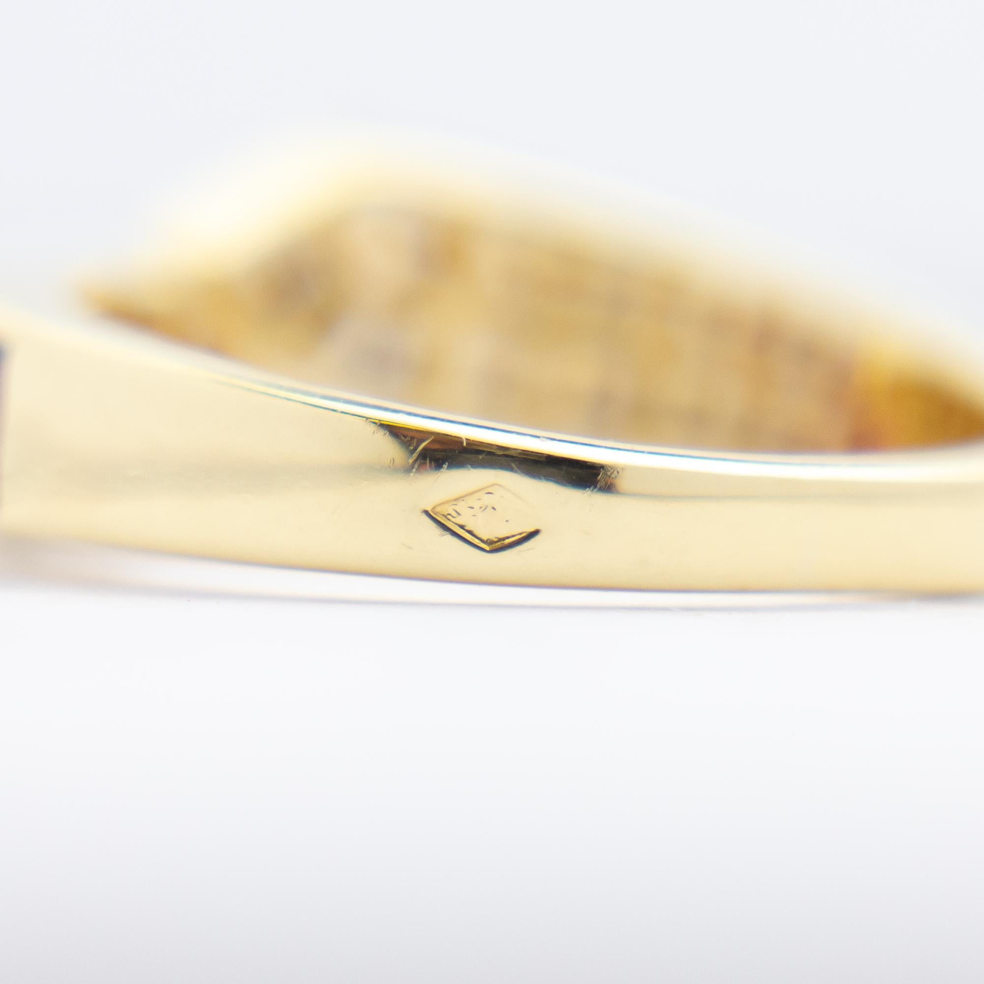 Van Cleef & Arpels Rubin- und Diamantring aus 18 Karat Gold im Angebot 2