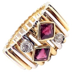 Van Cleef & Arpels Ruby Diamond Yellow + White Gold Ring