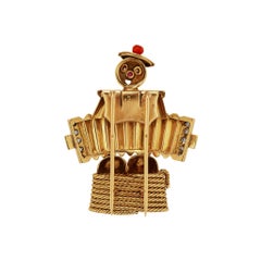 Van Cleef & Arpels "Sailor with the Accordion" Brooch