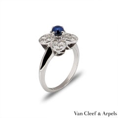 Van Cleef & Arpels Bague Alhambra en saphir et diamants