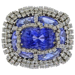 Van Cleef & Arpels Sapphire Diamond Gold Ring