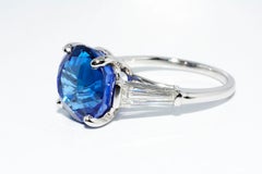 Van Cleef & Arpels Sapphire and Diamond Platinum Ring