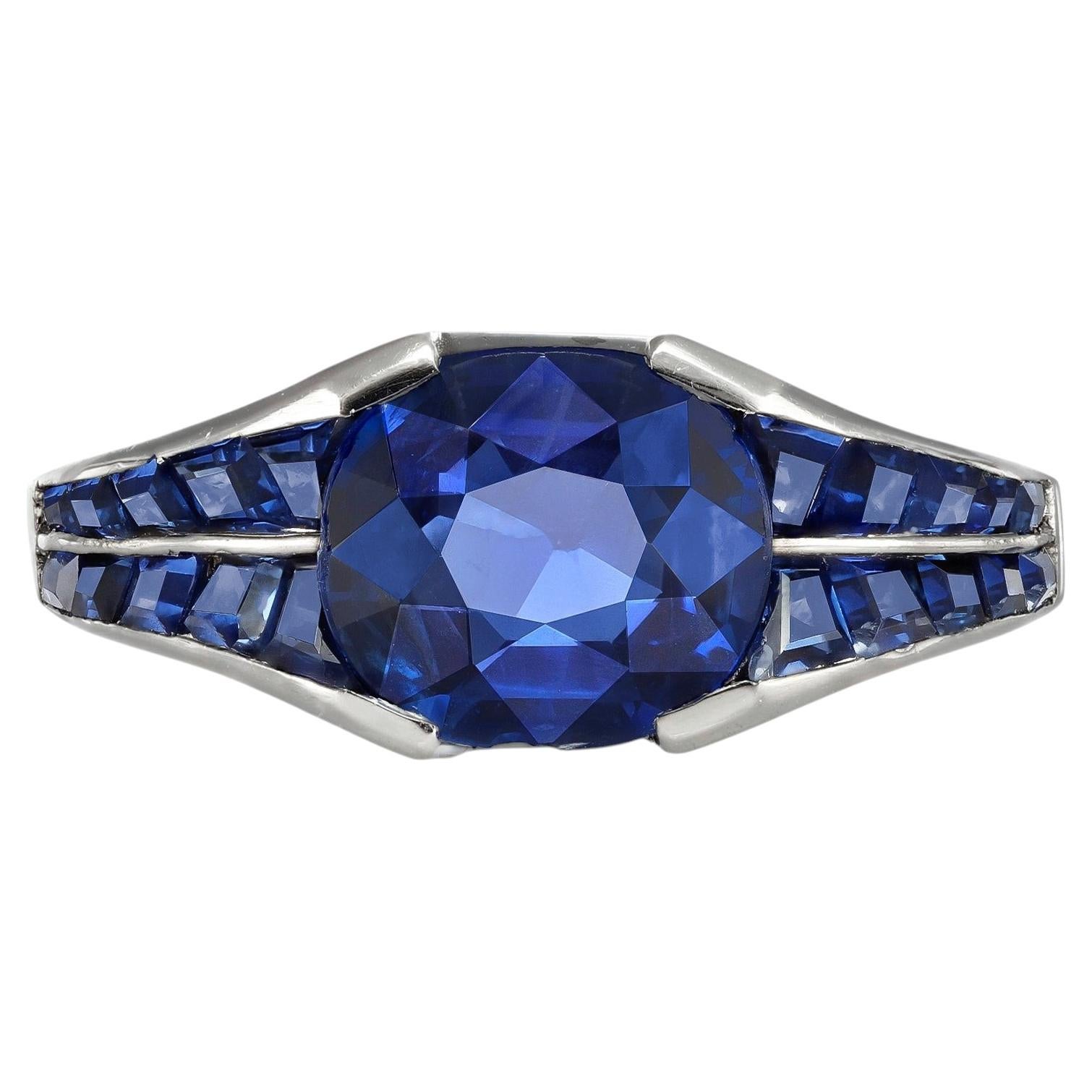 Van Cleef & Arpels sapphire ring, French, circa 1954.