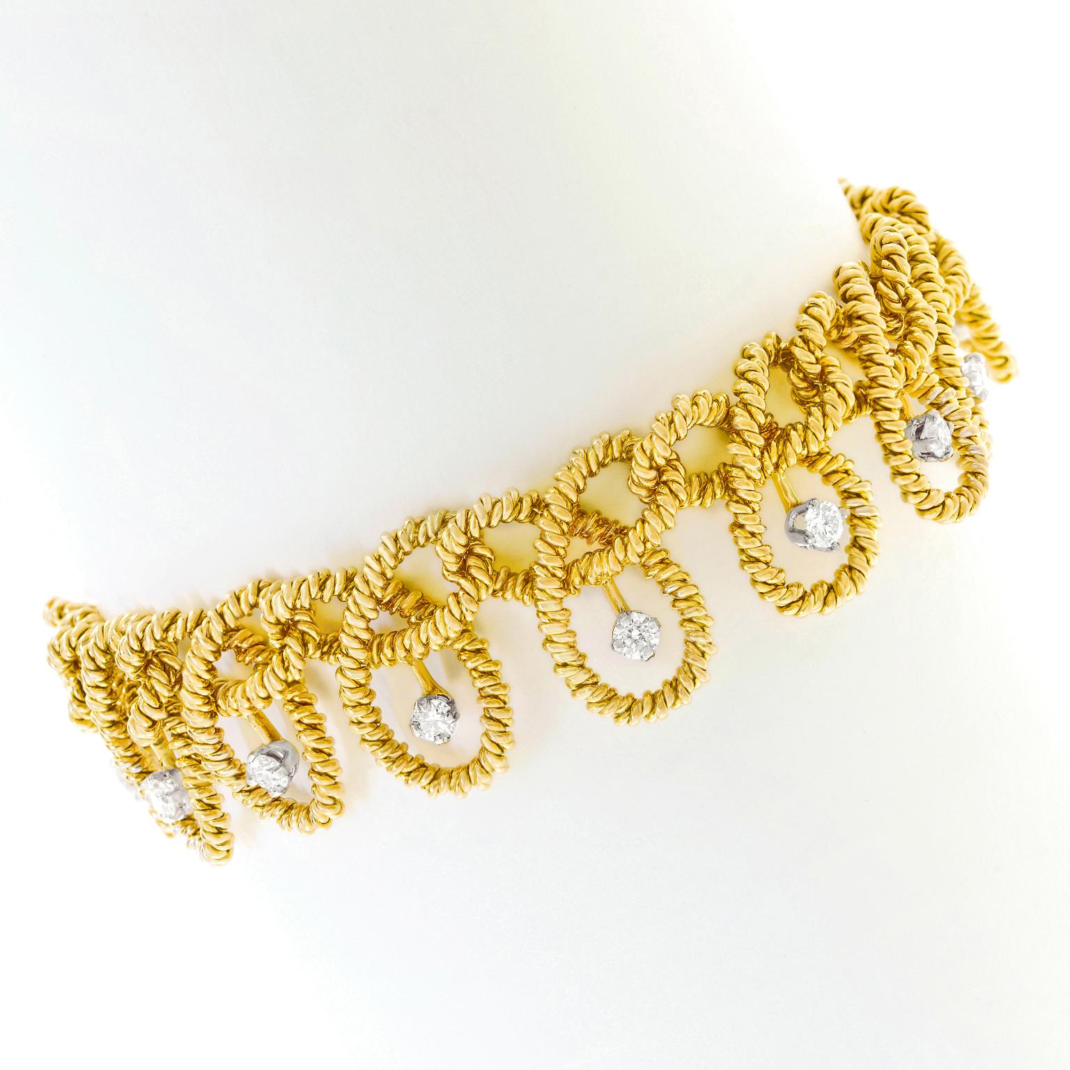 Van Cleef & Arpels Bracelet Sixties en vente 4