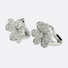 Van Cleef & Arpels Small Model Frivole Diamond Earrings
