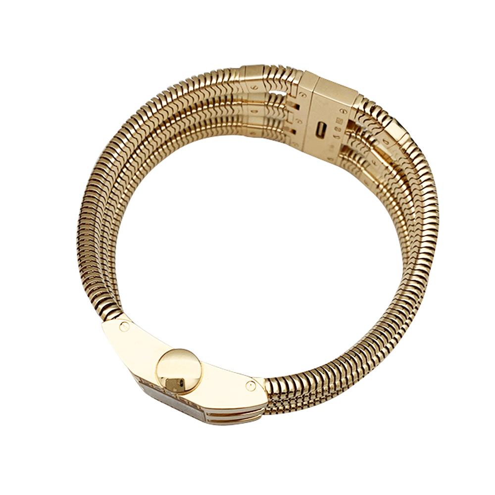 Contemporary Van Cleef & Arpels Snake Watch, Yellow Gold and Diamonds