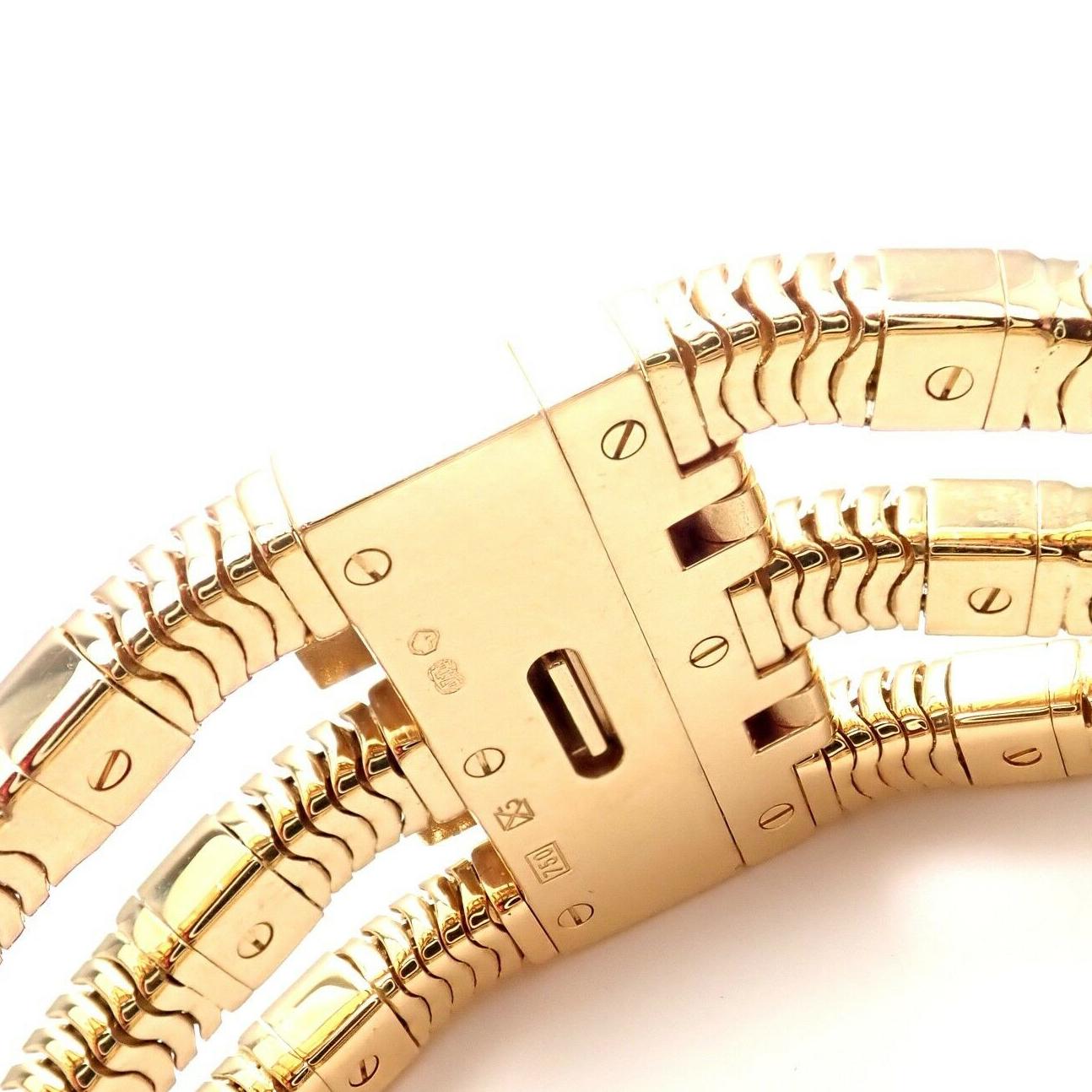 Van Cleef & Arpels Snake Watch, Yellow Gold and Diamonds 1