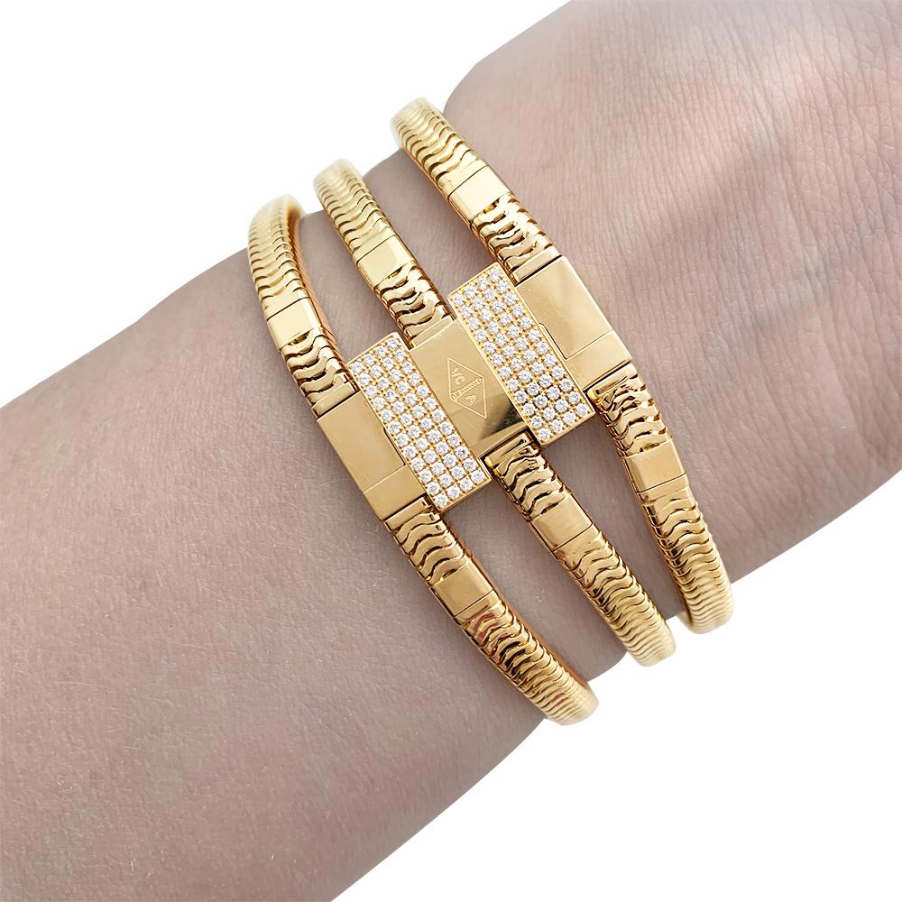 Van Cleef & Arpels Snake Watch, Yellow Gold and Diamonds 2