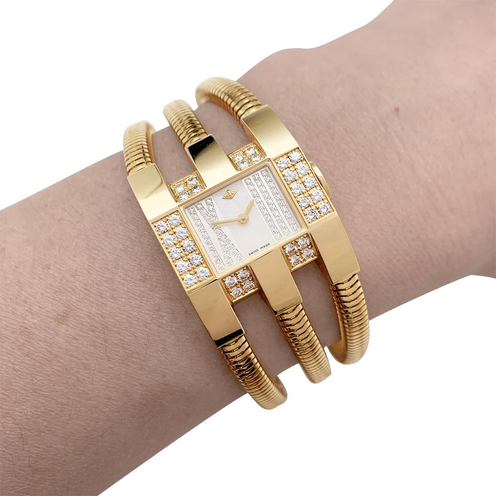 Van Cleef & Arpels Snake Watch, Yellow Gold and Diamonds 3