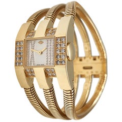 Van Cleef & Arpels Snake Watch, Yellow Gold and Diamonds