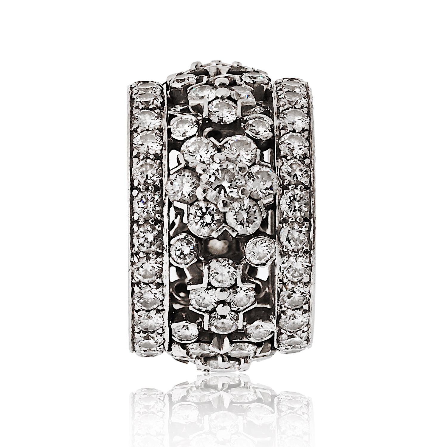 Anillo de diamantes copo de nieve Van Cleef & Arpels Moderno en venta