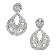 Van Cleef & Arpels "Snowflake"  Diamond  Earrings