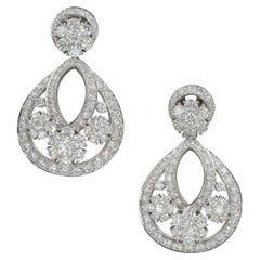Van Cleef & Arpels "Snowflake" Diamond Earrings