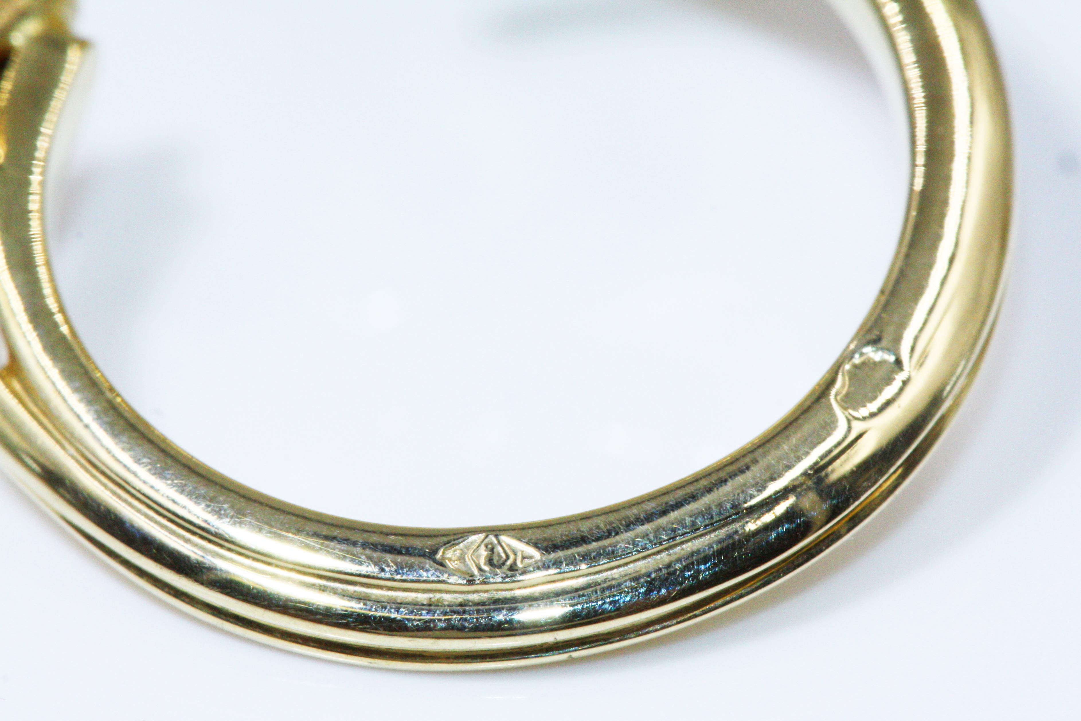 Women's Van Cleef & Arpels Socrate between the Finger Ring, Yellow Gold, Round Diamonds For Sale