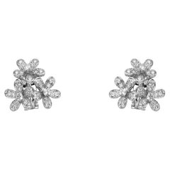 Van Cleef & Arpels Boucles d'oreilles Socrate 3 fleurs