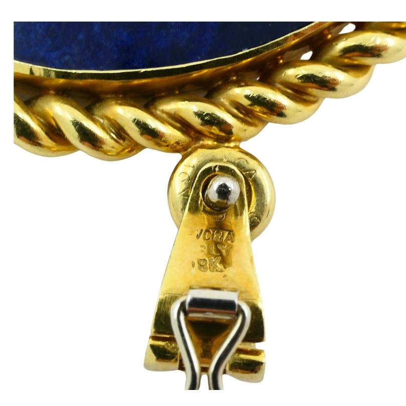 Van Cleef & Arpels Aquarius-Anhänger mit Sodalit in Gold und Aquarius im Angebot 3