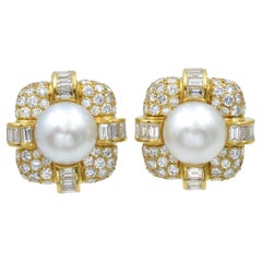 Diamond Clip-on Earrings