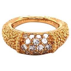 Van Cleef & Arpels Stacking Philippine Ring, Diamonds, Yellow Gold