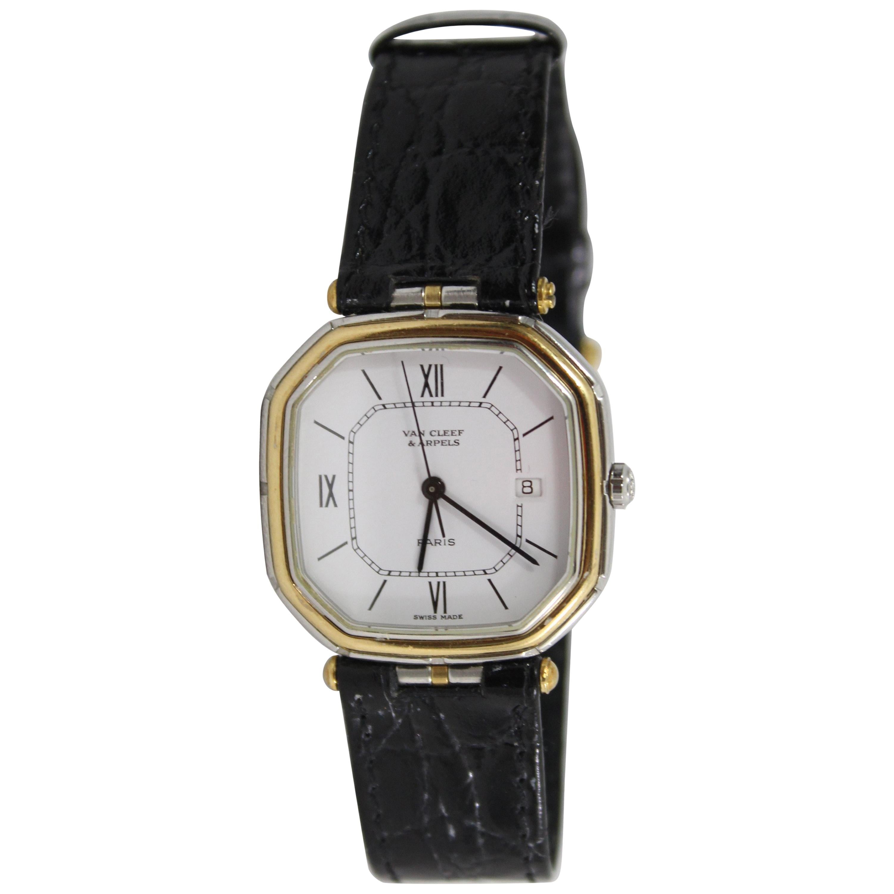 Van Cleef & Arpels Stainless Steel Vintage Watch