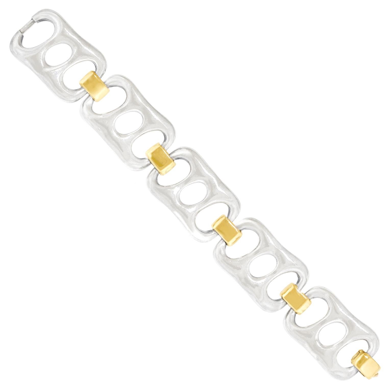 Pulsera de plata Van Cleef & Arpels en Excelente estado para la venta en Litchfield, CT