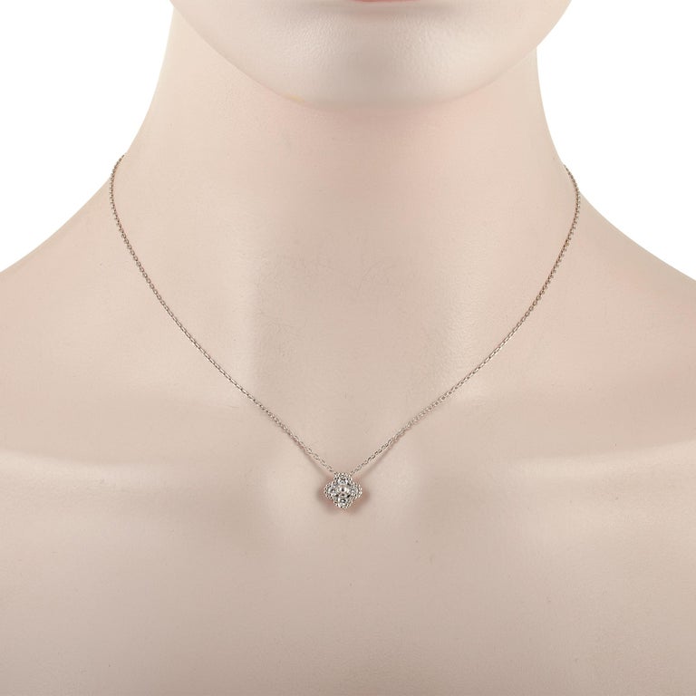 Sweet alhambra necklace Van Cleef & Arpels White in gold and steel -  35875764