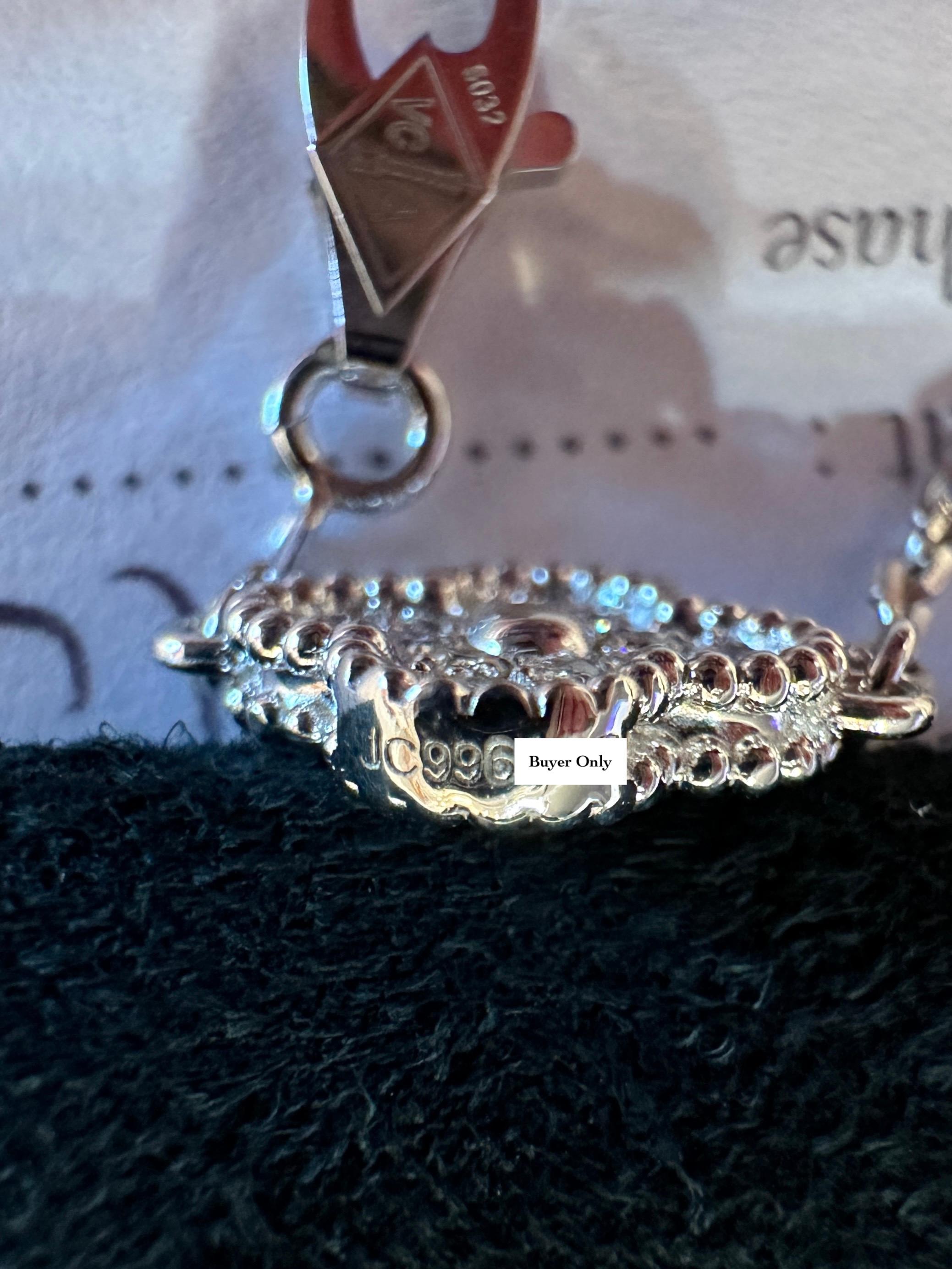 Van Cleef & Arpels Sweet Alhambra 6 Motifs Diamond Bracelet, White Gold 4