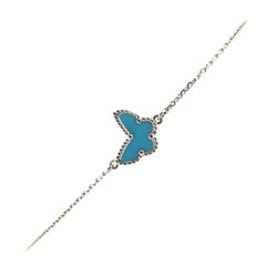 Van Cleef & Arpels Sweet Alhambra Butterfly Bracelet Or blanc 18K et T