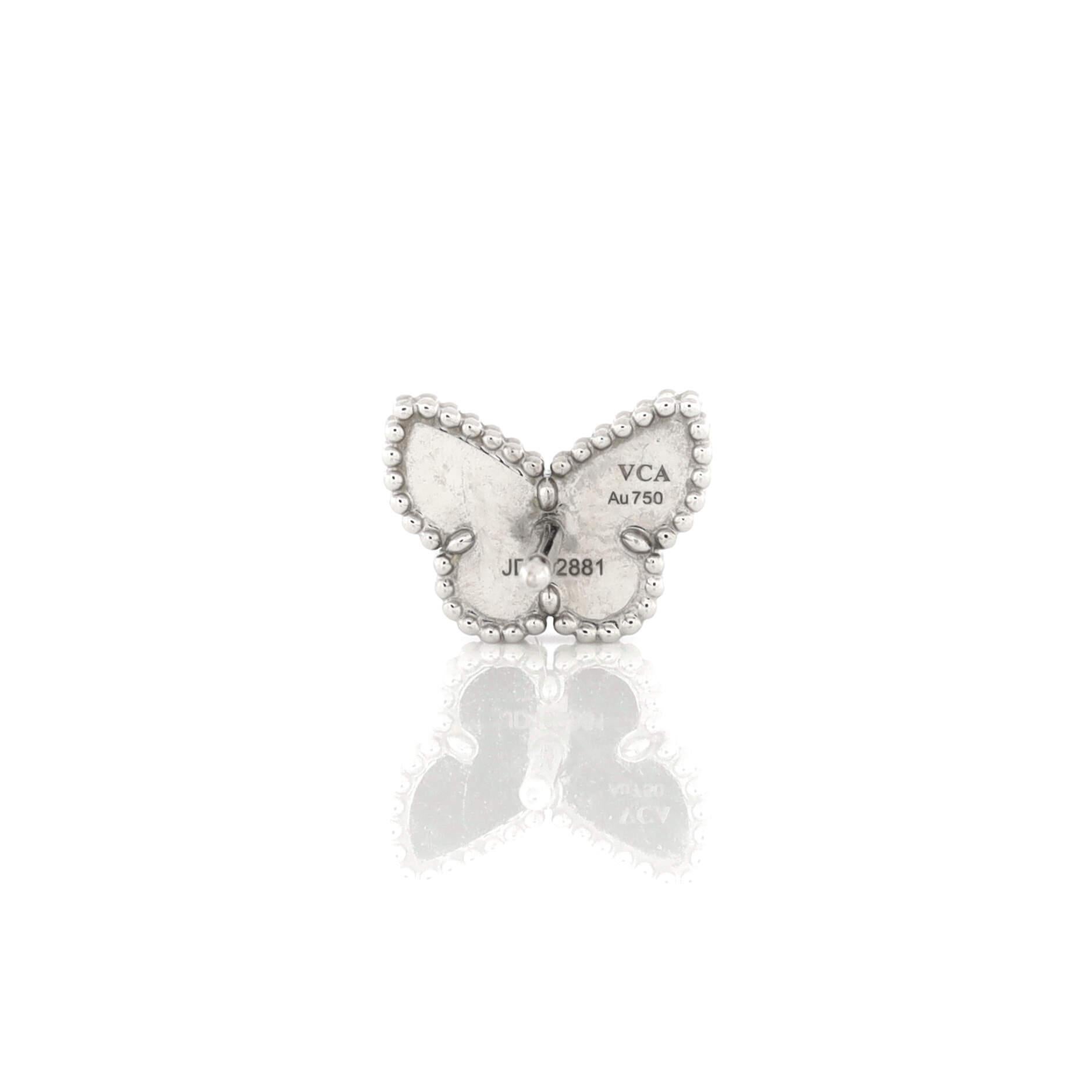 van cleef butterfly earrings