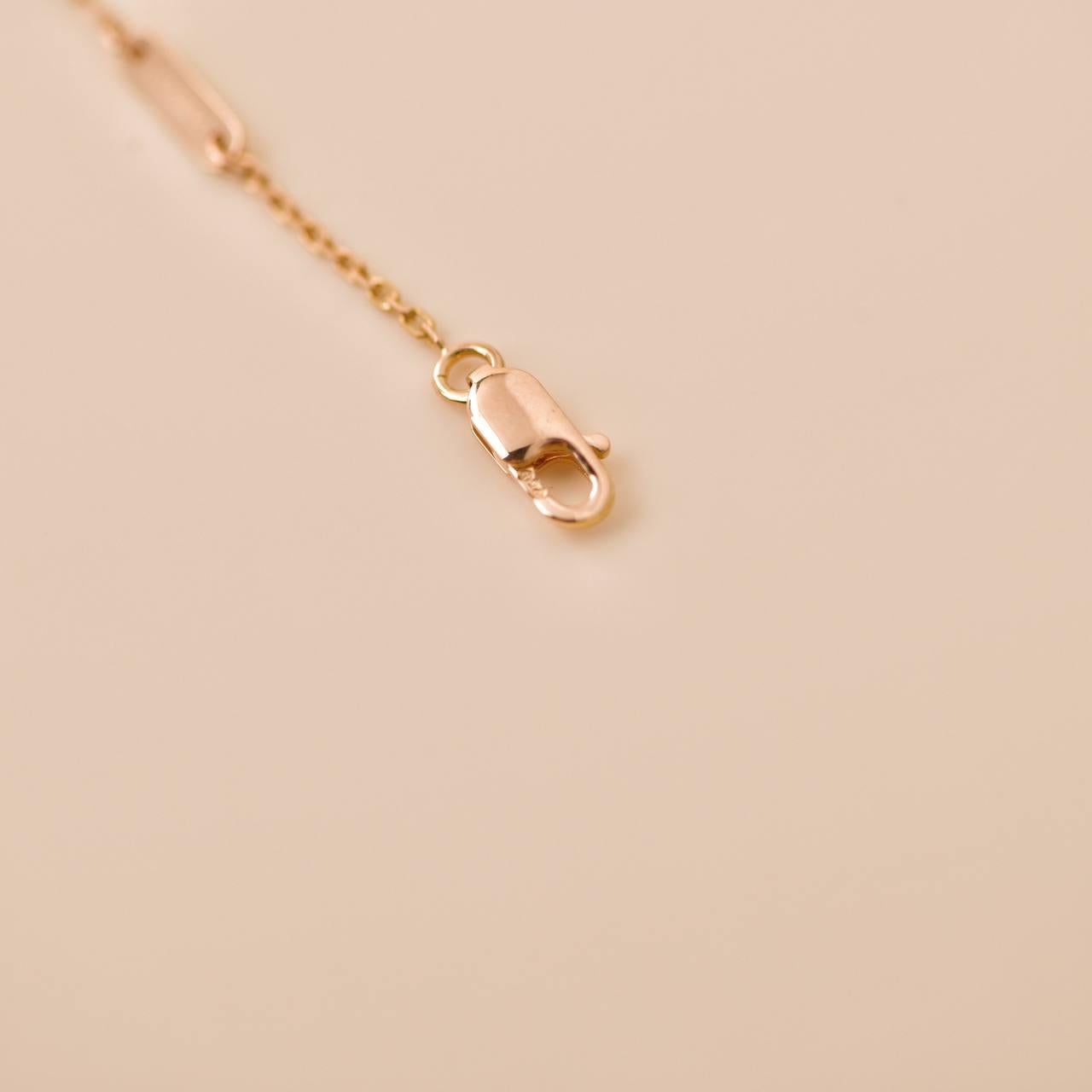 Van Cleef & Arpels Sweet Alhambra Carnelian 18K Rose Gold Pendant Necklace 2
