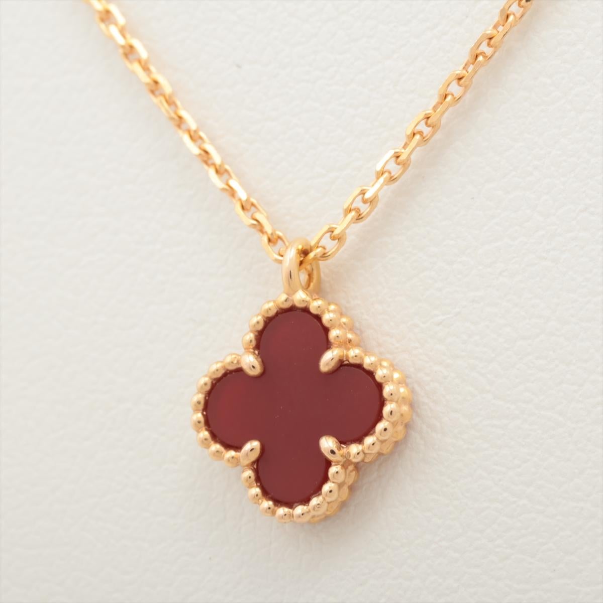 van cleef red necklace