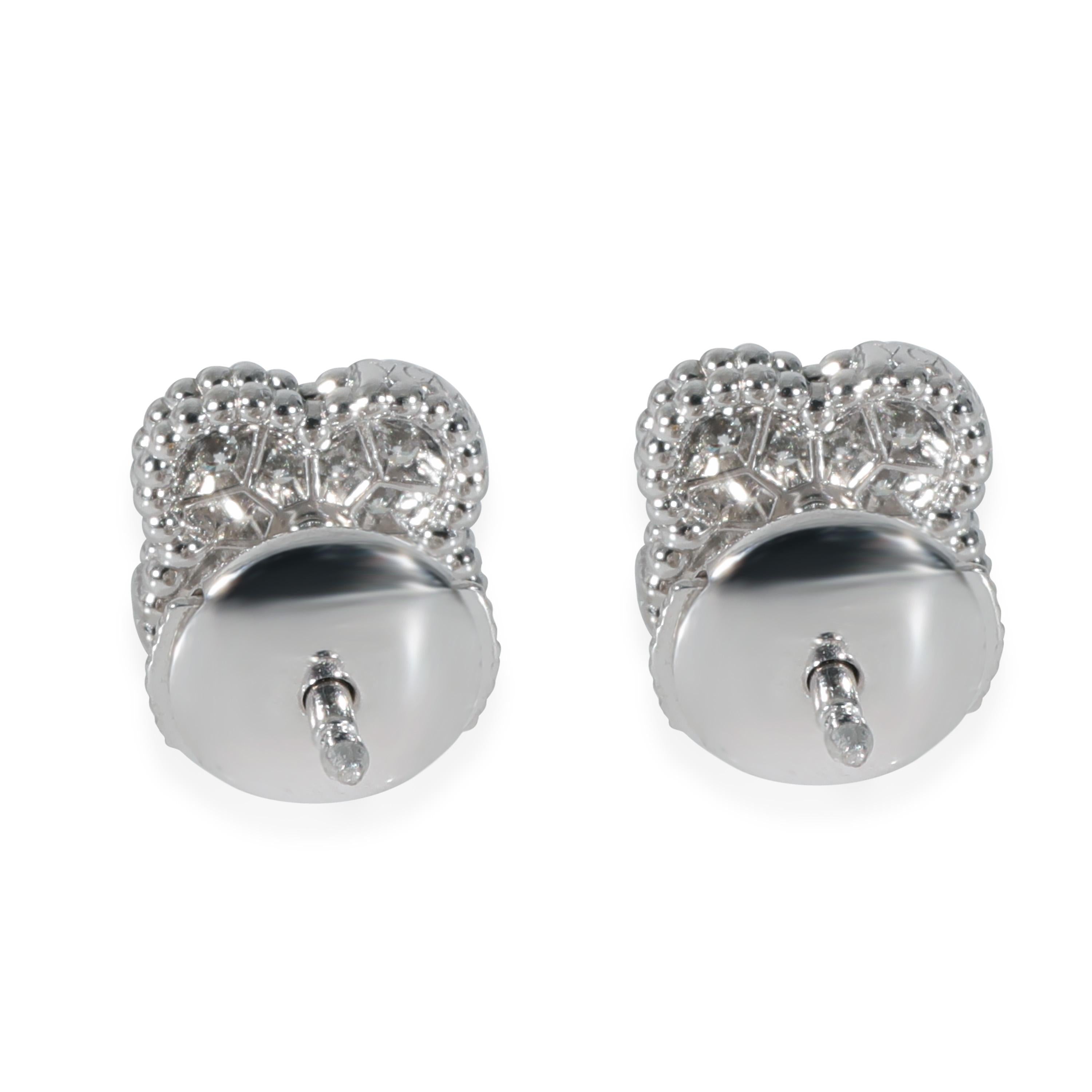 Van Cleef & Arpels Sweet Alhambra Diamond Earrings in 18k White Gold 0.16 CTW

PRIMARY DETAILS
SKU: 130126
Listing Title: Van Cleef & Arpels Sweet Alhambra Diamond Earrings in 18k White Gold 0.16 CTW
Condition Description: Launched in 1968, the