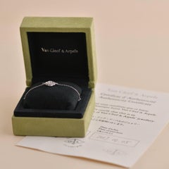 Van Cleef & Arpels Sweet Alhambra Diamond White Gold Bracelet