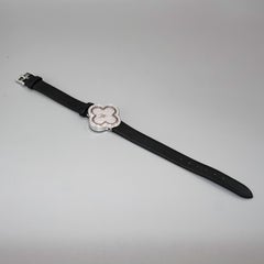 Van Cleef & Arpels Sweet Alhambra Medium White Gold and Diamonds Watch